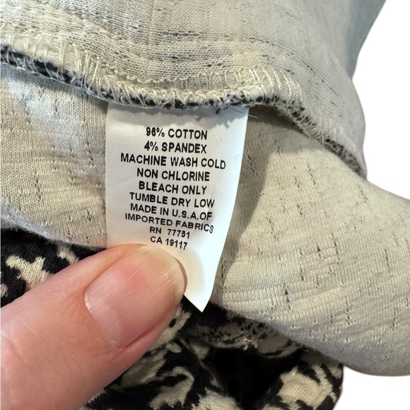 Betsey Johnson Black and White Houndstooth Long Sleeve Dress - Picture 6 of 6